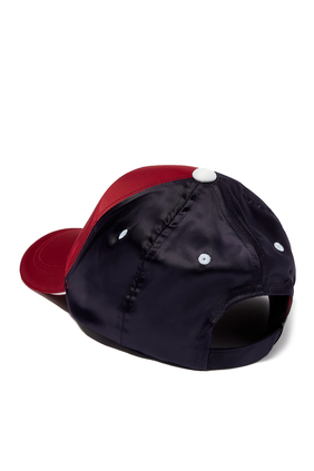 Satin Baseball Cap With r-EAcreate Patch